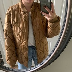 Gold Diamond puffer coat!